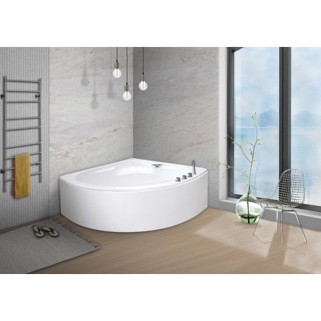 Baignoire ALASKA 140x140 cm sans hydromassage avec tablier