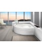 Baignoire LAS VEGAS 150x100 cm sans hydromassage avec tablier - droite