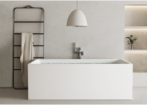 Baignoire autoportante ALFA avec tablier intégrée