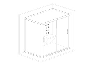 Cabine Frontale CRETA avec siège