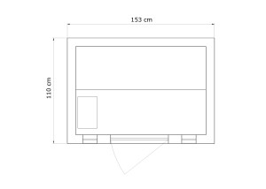 Sauna traditionnel ST-3020, dimensions