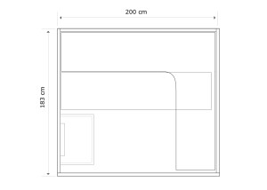 Sauna traditionnel ST-6010, dimensions