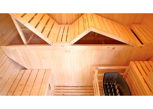 Sauna extérieur SE-3000, détail de l’intérieur