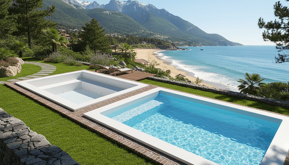 Modelos de mini piscinas Hidromasajes ECA