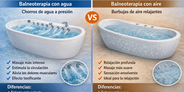 Balnéo à eau vs balnéo à air : différences, sensations et comment choisir