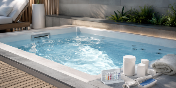 Traitement de l'eau dans les mini piscines : chlorateur salin vs brome vs chlore (avantages et inconvénients)