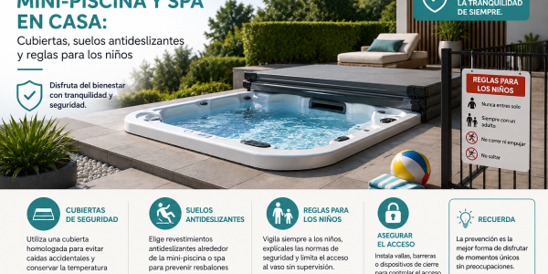 Sécurité des mini-piscines et spas à domicile : bâches, sols antidérapants et règles pour les enfants