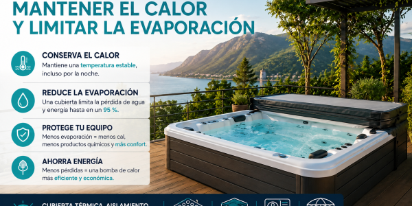 Mini-piscine extérieure en été : garder la chaleur et limiter l'évaporation