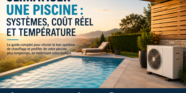 Piscine chauffée : fonctionnement, avantages et coût réel