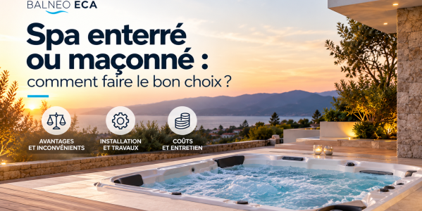Spa enterré ou maçonné : comment choisir et que prévoir